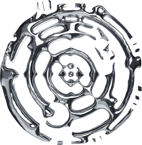 3d bionic chrome circle